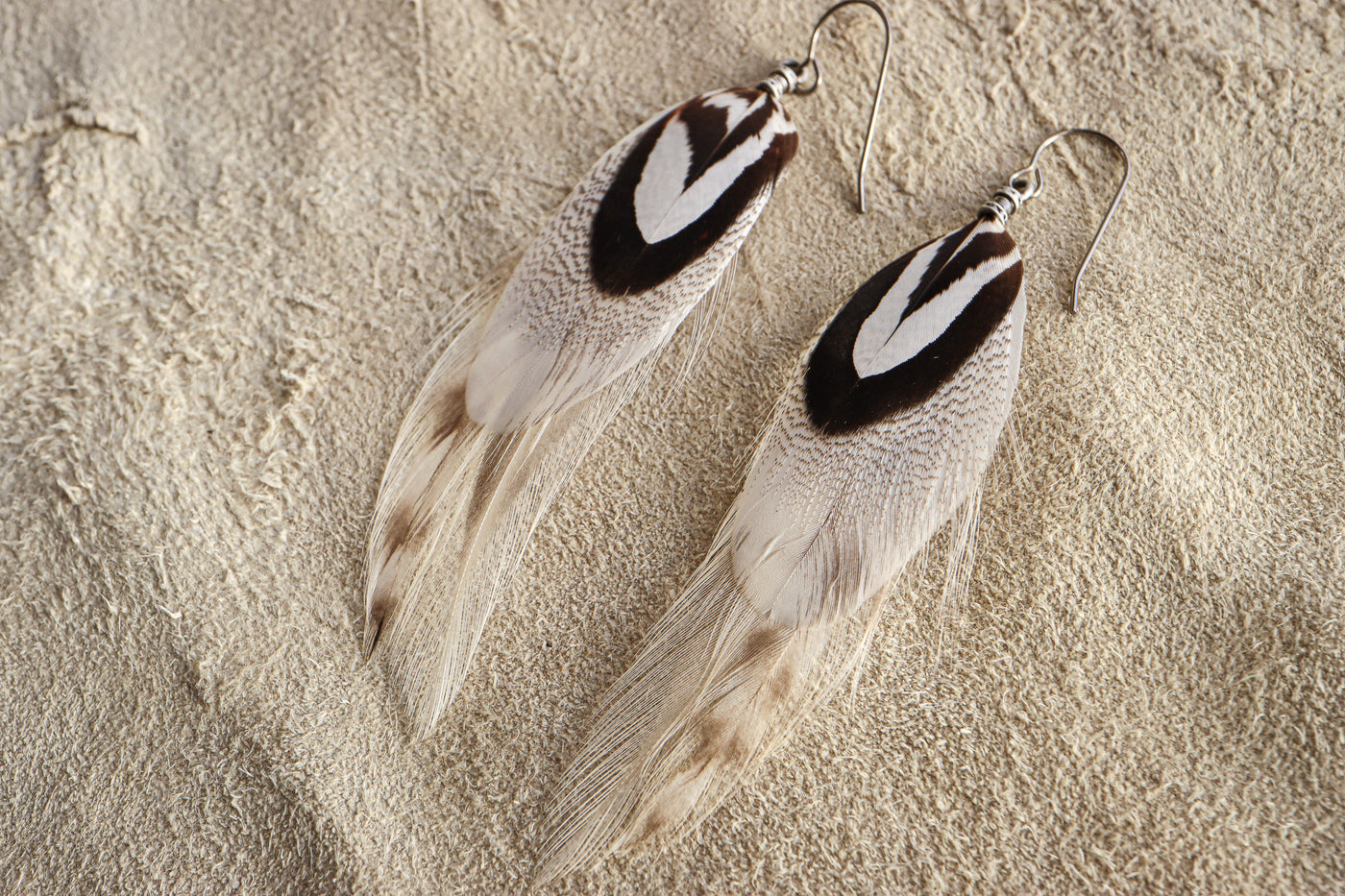 Desert Cloud Feather Dangles