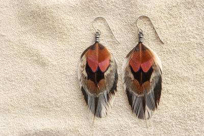 Desert Oasis Feather Dangles