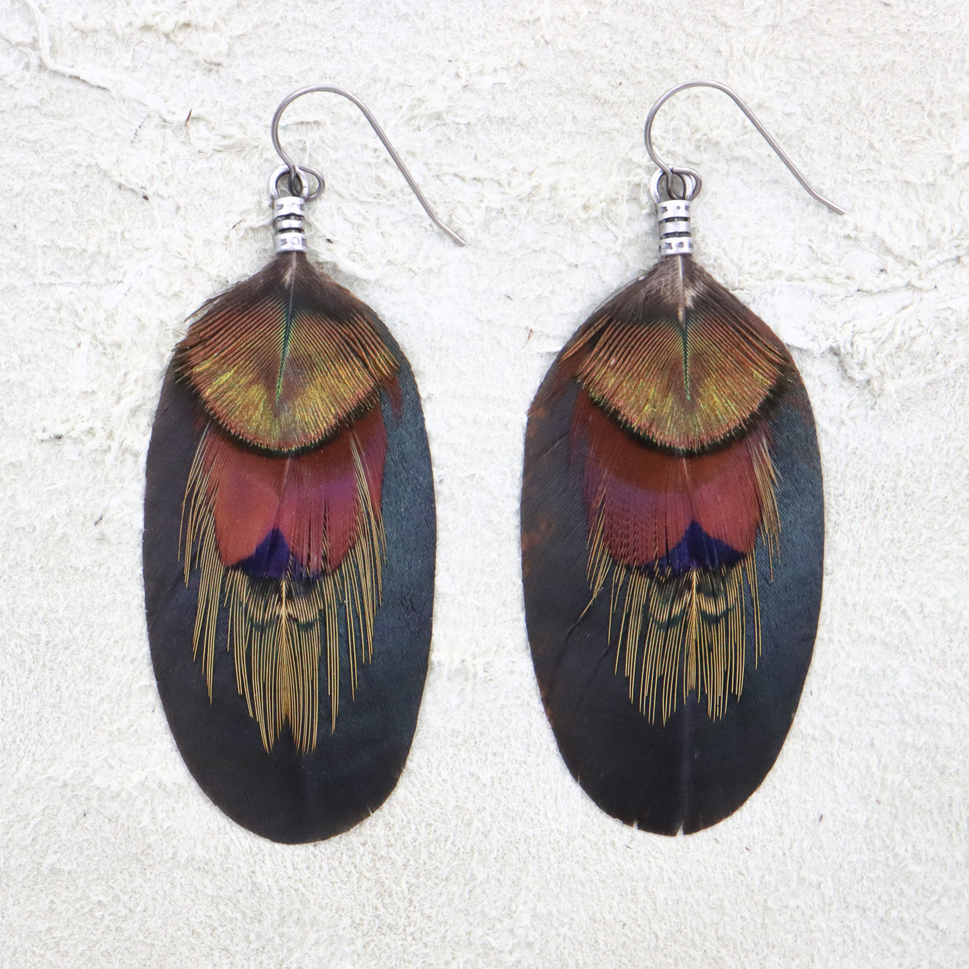 Desert Bloom Feather Dangles